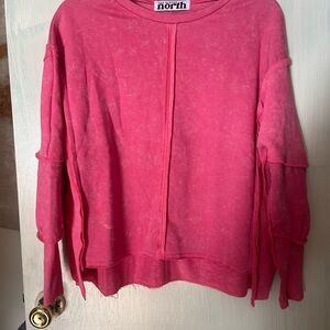 Bright Pink Long Sleeve Top